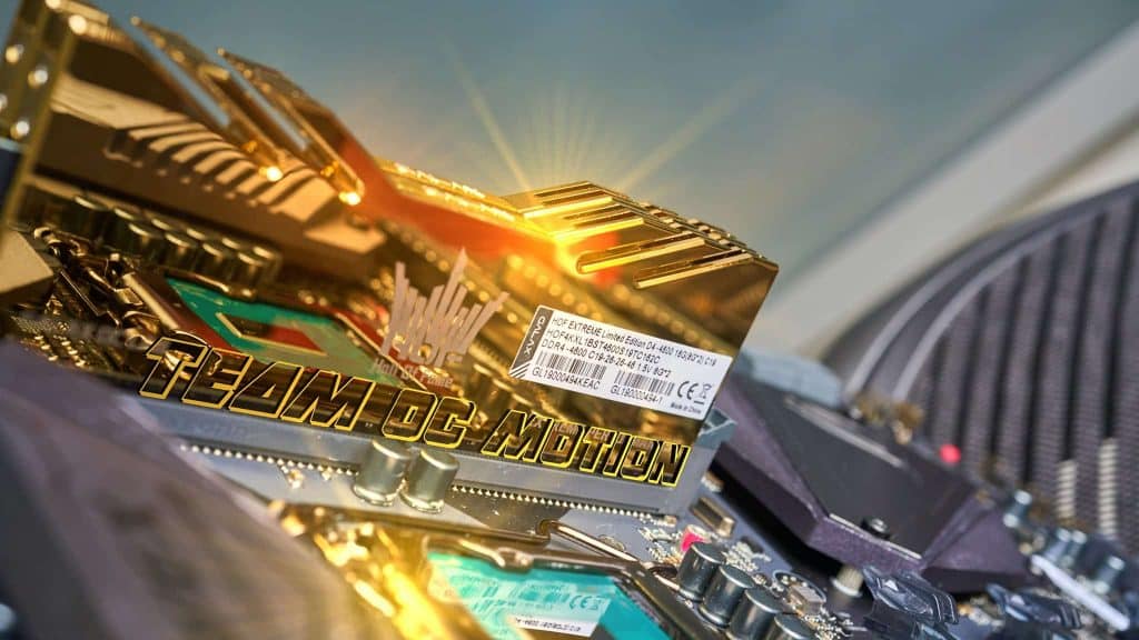 Session d’overclocking de la TeamOCMotion