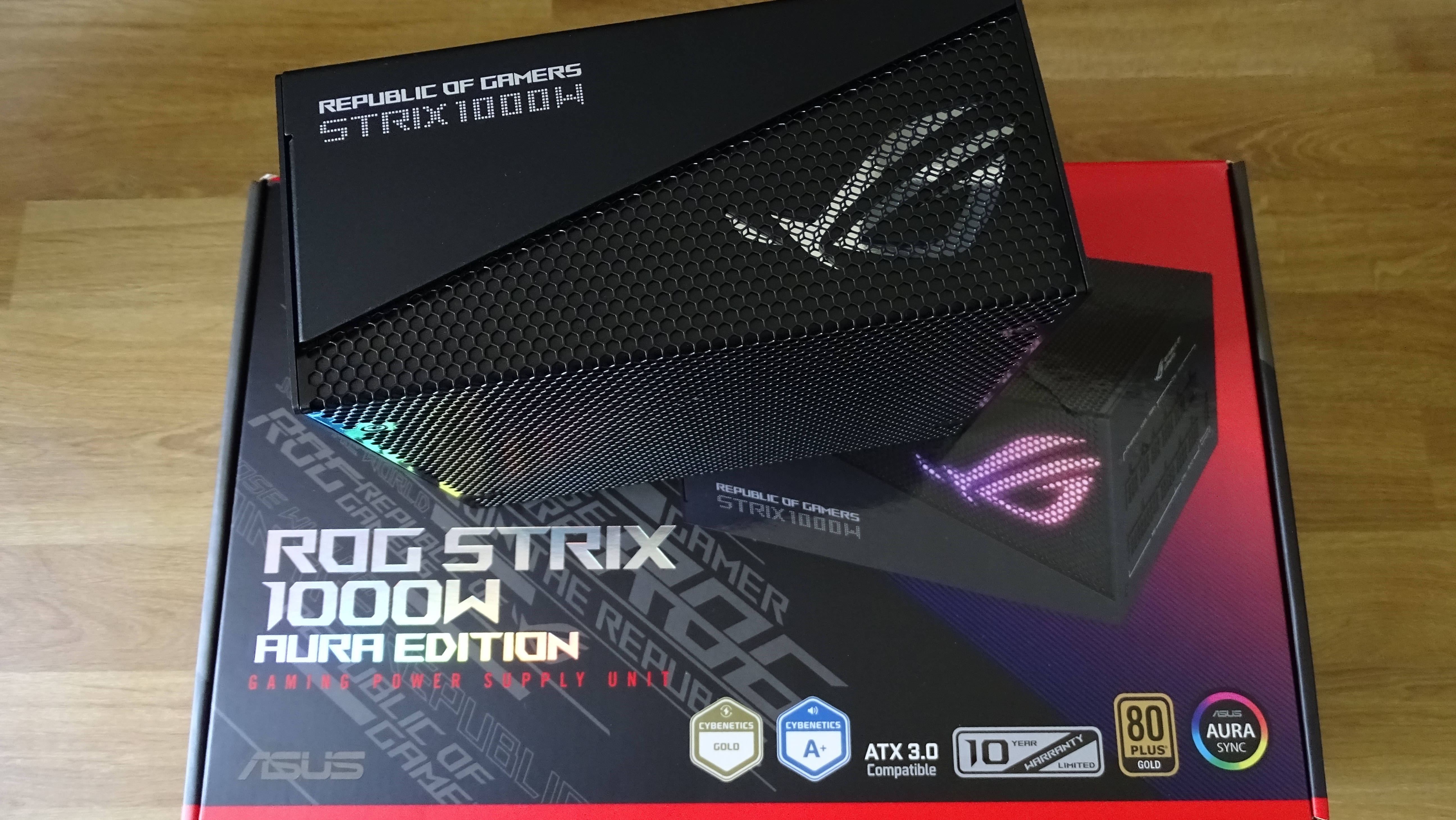 ASUS dévoile sa nouvelle alimentation compatible ATX 3.0 ROG STRIX GOLD AURA EDITION 1000W